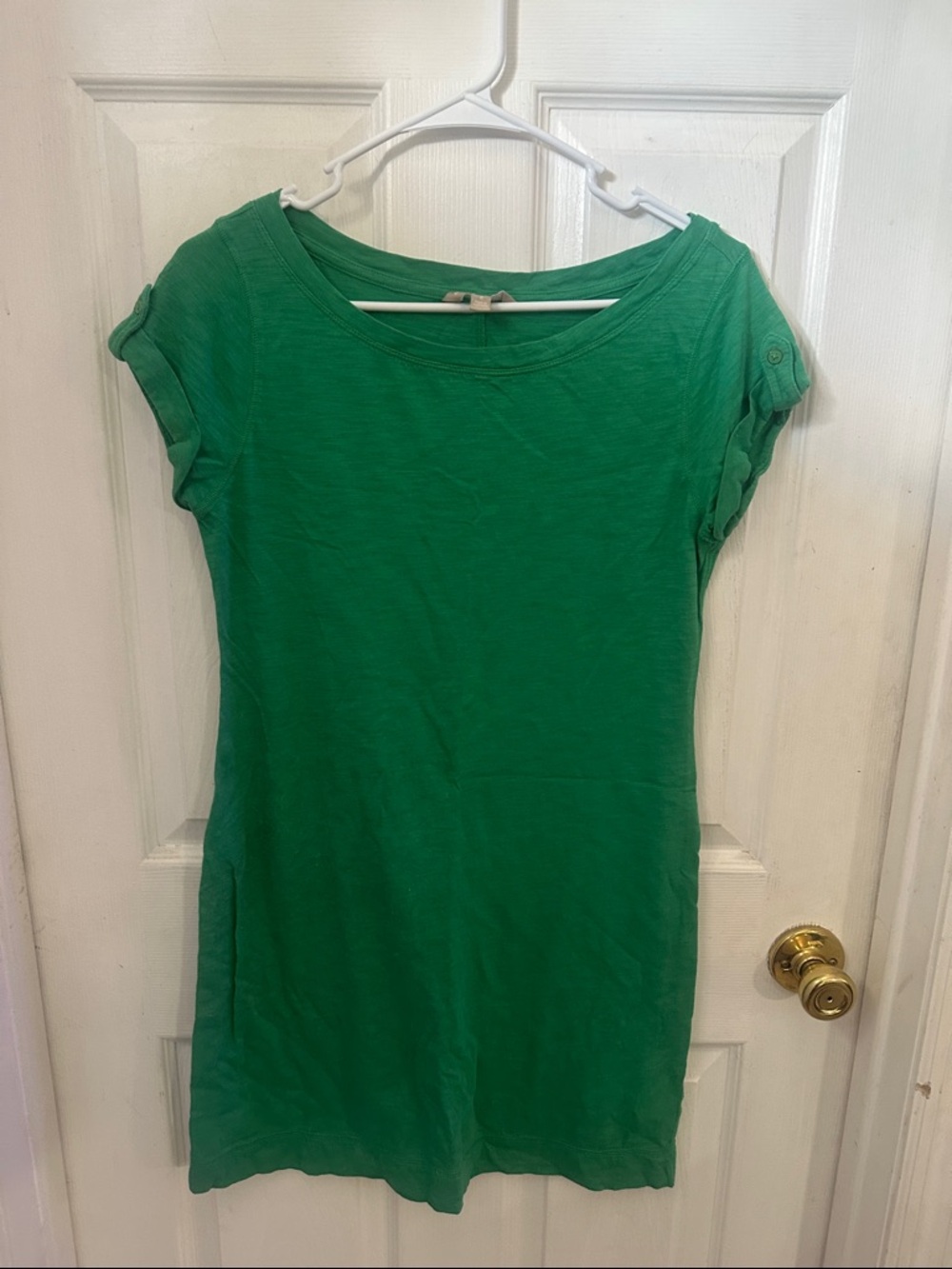 Banana Republic Emerald Green Short Sleeve Tunic